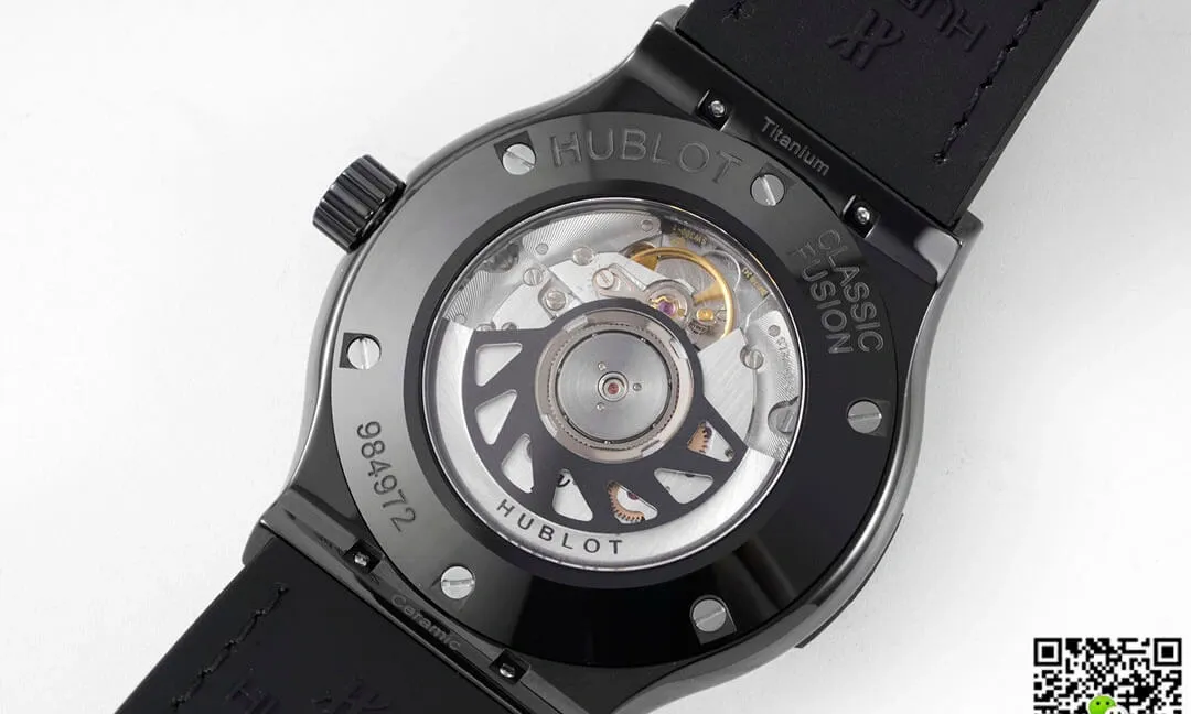 GSF Hublot Classic Fusion 542.CM.1770.RX GS Factory 1:1 Best Edition Replica Watch Black Leather Strap